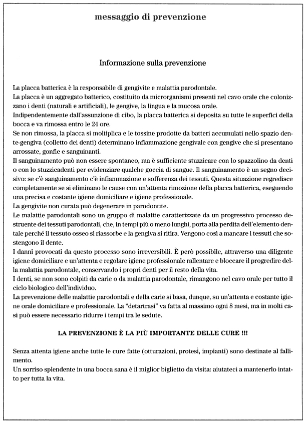 prevenzione